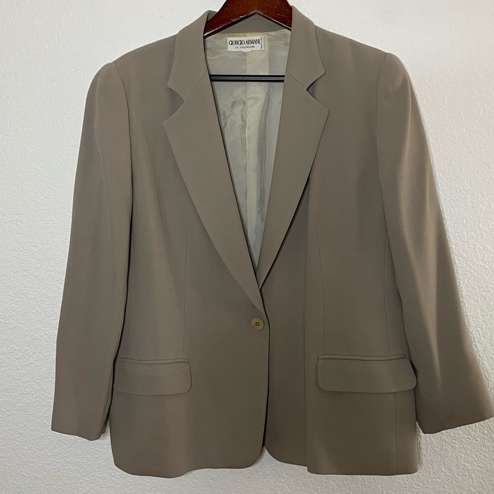 Giorgio Armani Tan Blazer